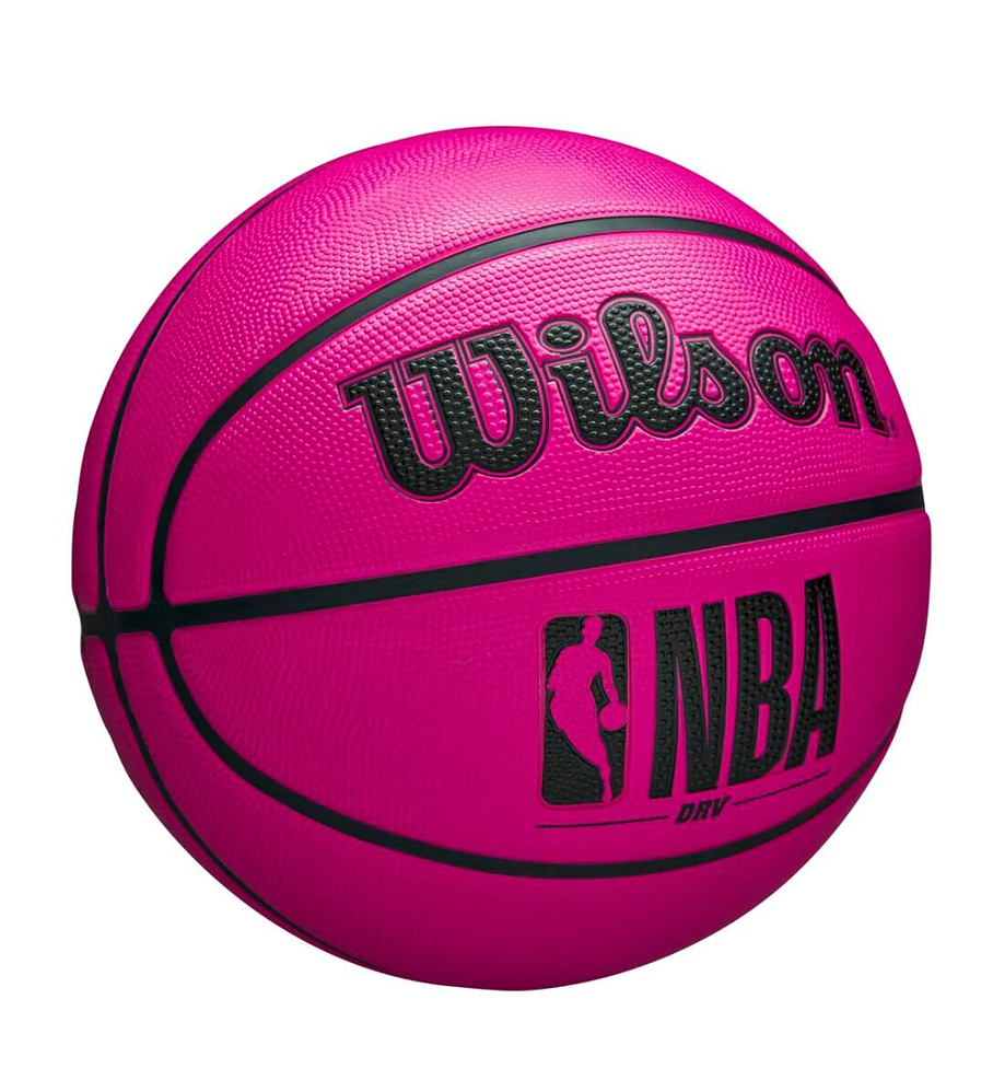 Balón Basketball Wilson NBA DRV Outdoor Tamaño 7 Rosado