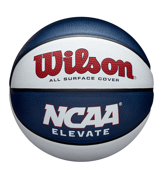 Balón Basketball Wilson NCAA Elevate Tamaño 7 Azul Blanco