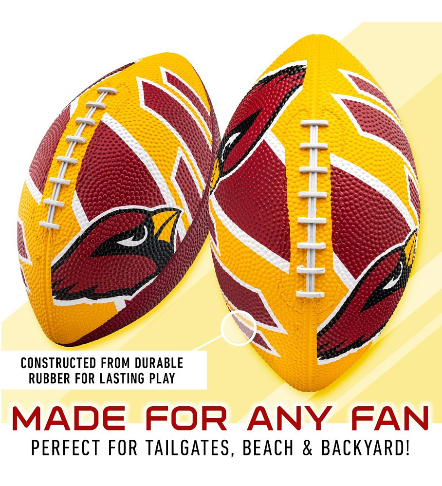 Balón Fútbol Americano Franklin Sports NFL Team Cardinals 22 cm