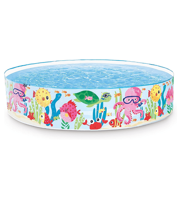 Piscina Niño Rígida Intex Ocean Play Snapset 183x38 Cm