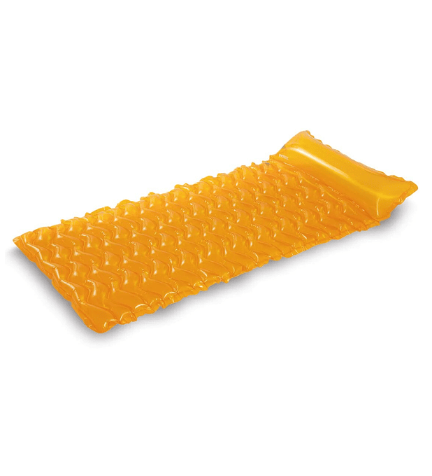 Flotador Inflable Mat Intex 229x86 Cm Tote-n-Float Naranja