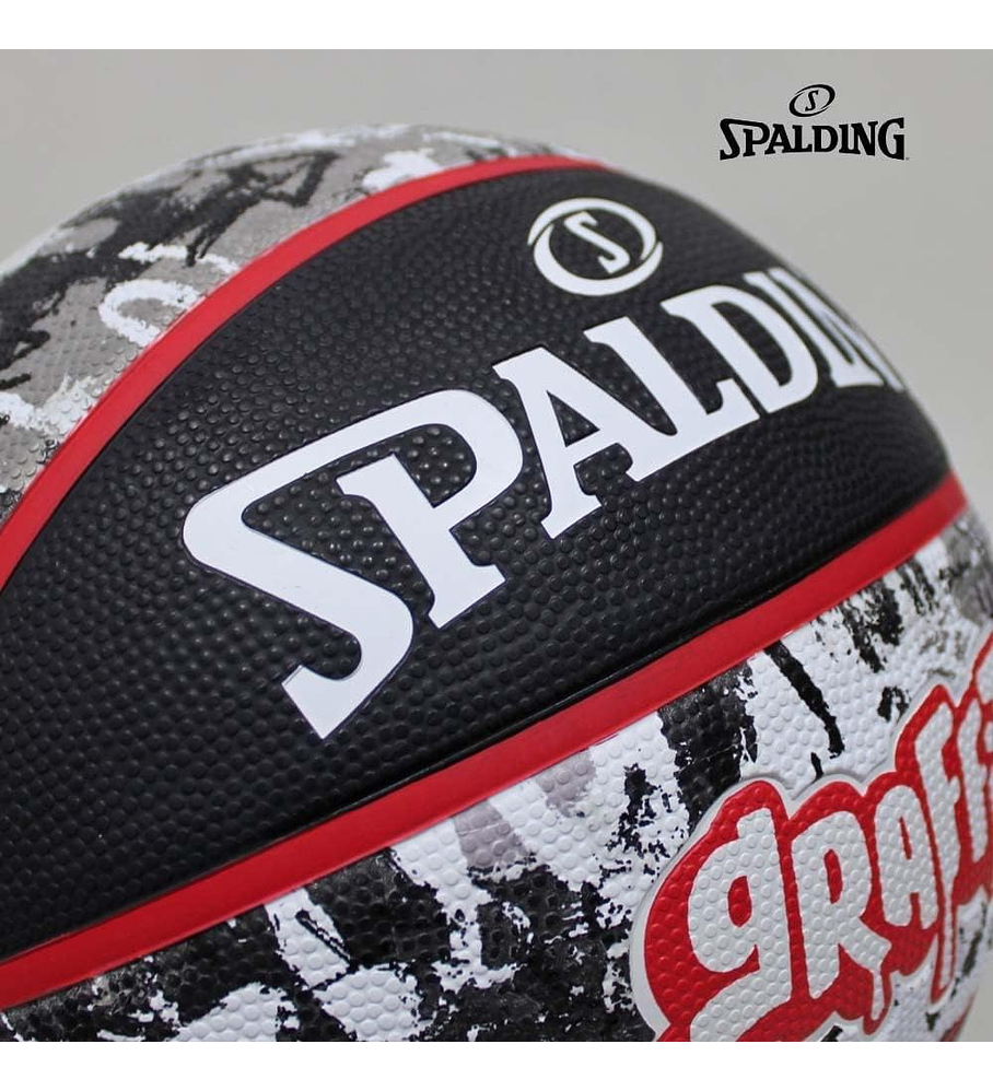 Balón Basketball Spalding Graffiti Tamaño 7 Rojo