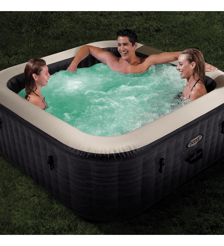 Spa Hot Tub Inflable Intex Greystone Deluxe SPA 4 Personas