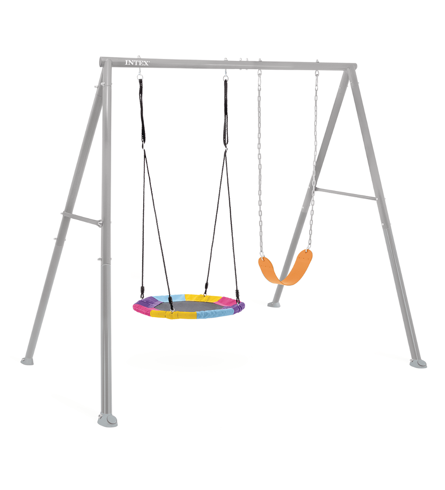 Set Columpio de 2 Accesorios Intex Two Feature Swing Set Gris Mod 2