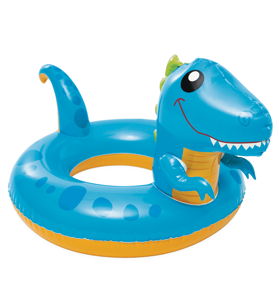 Flotador Inflable Redondo Intex Dinosaurio 58 Cm Big Animal Ring