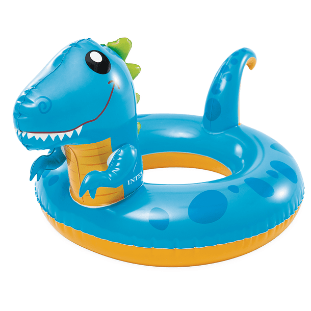 Flotador Inflable Redondo Intex Dinosaurio 58 Cm Big Animal Ring