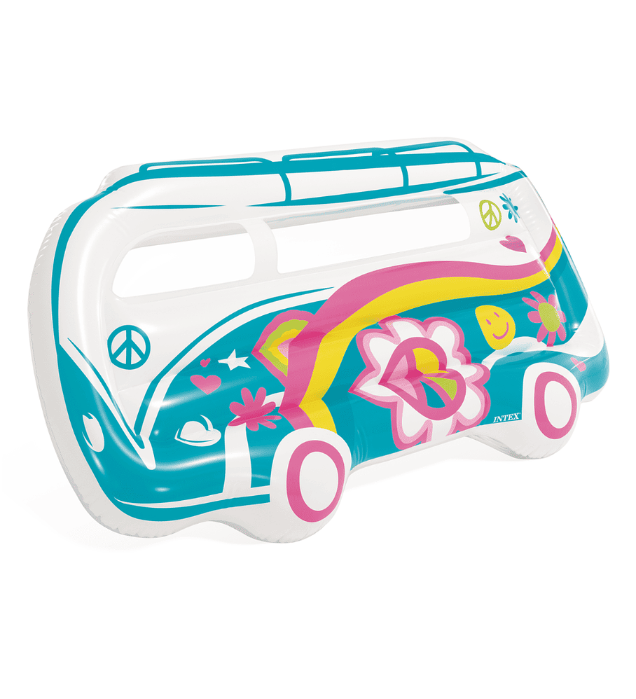 Flotador Inflable Mat Intex Furgon Hippie 178x91x23 Cm Groovy Van