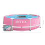 Piscina Estructural Intex Pink Metal Frame 244 x 76 Cm 2