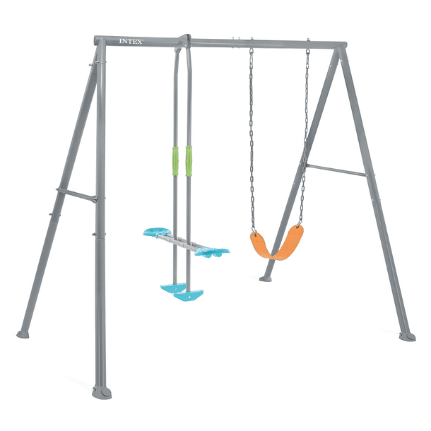 Set Columpio de 2 Accesorios Intex Two Feature Swing Set Gris Mod 1