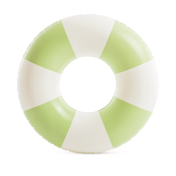 Flotador Inflable Redondo Intex 91 Cm Coastal Cabana Tube Verde