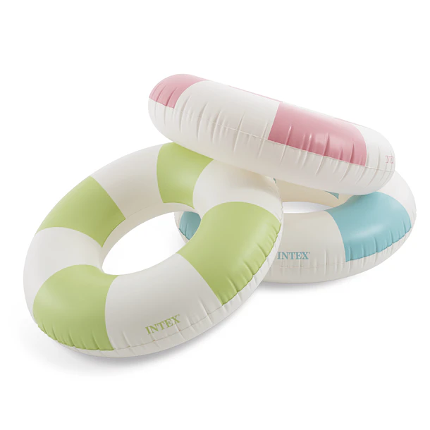Flotador Inflable Redondo Intex 91 Cm Coastal Cabana Tube Verde 6