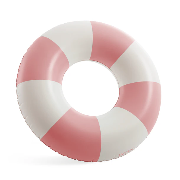 Flotador Inflable Redondo Intex 91 Cm Coastal Cabana Tube Rosado 3