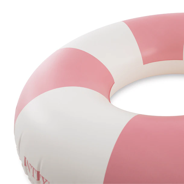 Flotador Inflable Redondo Intex 91 Cm Coastal Cabana Tube Rosado 4