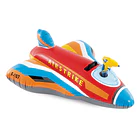 Flotador Inflable Intex Avion con Pistola de Agua 117x104 Cm Jet Fighter Ride On Rojo 1
