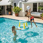 Juego Piscina Inflable Intex Aro de Basketball Mega Floating Hoops + Pelota Inflable 8