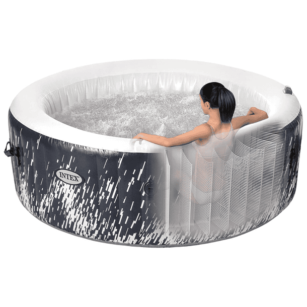 Spa Hot Tub Luminoso Inflable Intex Glow Deluxe 4 Personas 4