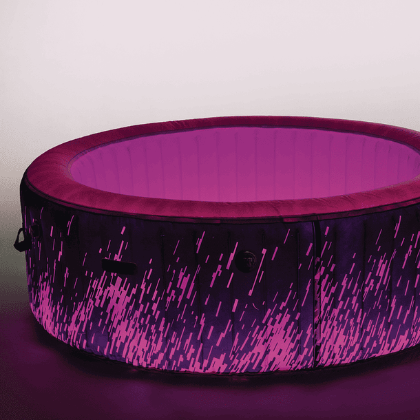 Spa Hot Tub Luminoso Inflable Intex Glow Deluxe 4 Personas 16