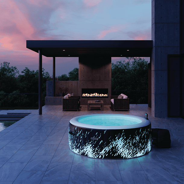 Spa Hot Tub Luminoso Inflable Intex Glow Deluxe 4 Personas 2