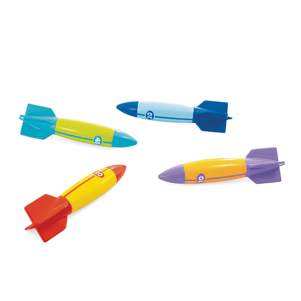 Juego Piscina Intex 4 Torpedos Bajo el Agua Underwater Torpedoes 3