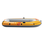 Bote Inflable Intex Challenger 2 Set Capacidad 200 Kg + Remos + Inflador 3