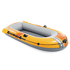 Bote Inflable Intex Challenger 2 Set Capacidad 200 Kg + Remos + Inflador 5