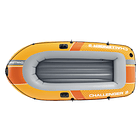 Bote Inflable Intex Challenger 2 Set Capacidad 200 Kg + Remos + Inflador 4