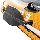 Bote Inflable Intex Challenger 3 Set Capacidad 320 Kg + Remos + Inflador 9