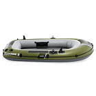 Bote Inflable Intex Seahawk 2 Set Capacidad 240 Kg + Remos + Inflador 2