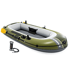 Bote Inflable Intex Seahawk 2 Set Capacidad 240 Kg + Remos + Inflador 1