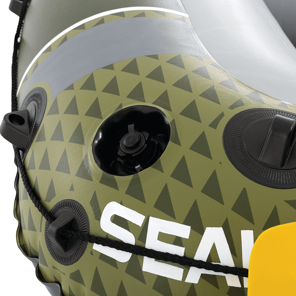 Bote Inflable Intex Seahawk 2 Set Capacidad 240 Kg + Remos + Inflador 9