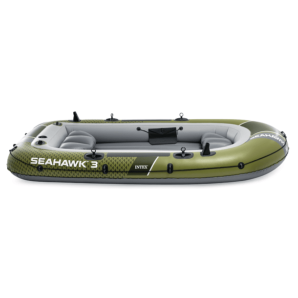 Bote Inflable Intex Seahawk 3 Set Capacidad 360 Kg + Remos + Inflador 3