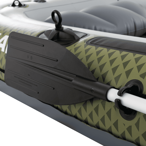 Bote Inflable Intex Seahawk 4 Set Capacidad 480 Kg + Remos + Inflador 7