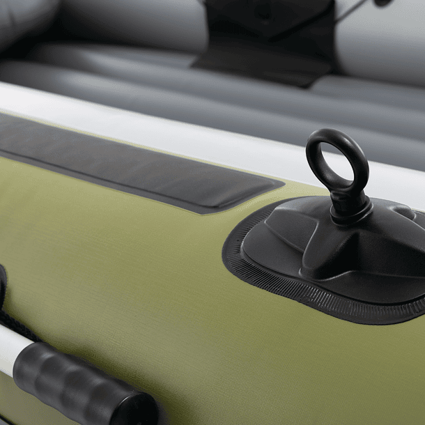 Bote Inflable Intex Seahawk 4 Set Capacidad 480 Kg + Remos + Inflador 10