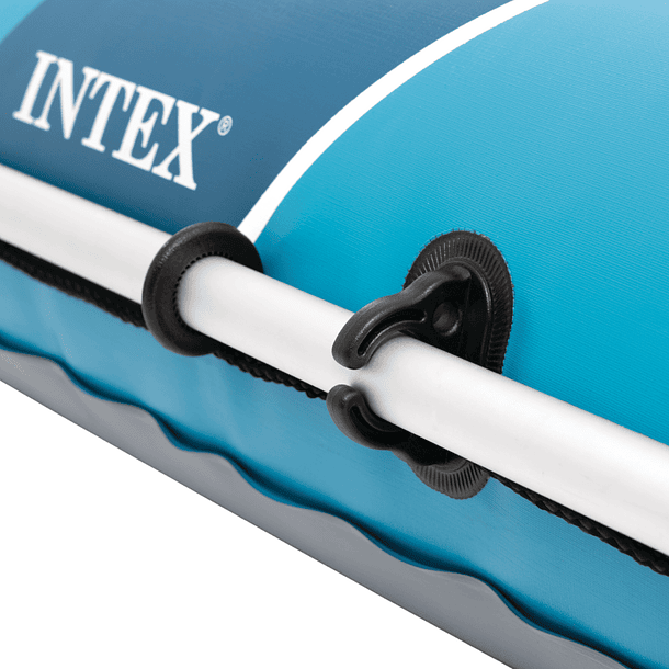 Bote Inflable Intex Excursion 4 Set Capacidad 500 Kg + Remos + Inflador 12