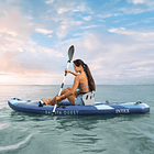 Kayak Inflable Intex Dakota Quest Capacidad 1 Persona + Remos + Inflador Sit-on-top 16