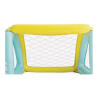 Juego Piscina Inflable Intex Arco Fútbol y Waterpolo Fun Goals + Pelota Inflable Celeste Amarillo 3