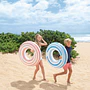 Flotador Inflable Redondo Intex con Sujetadores 91 Cm Striped Dreams Azul 6