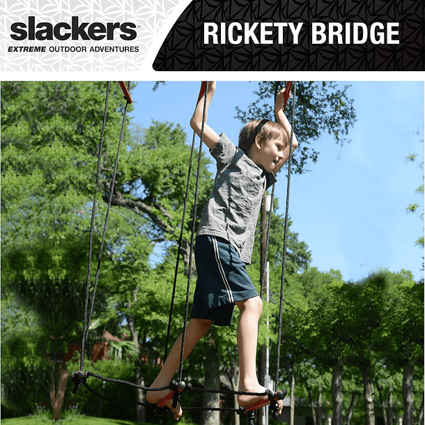 Puente Colgante Inestable Slackers Rickety Bridge 4