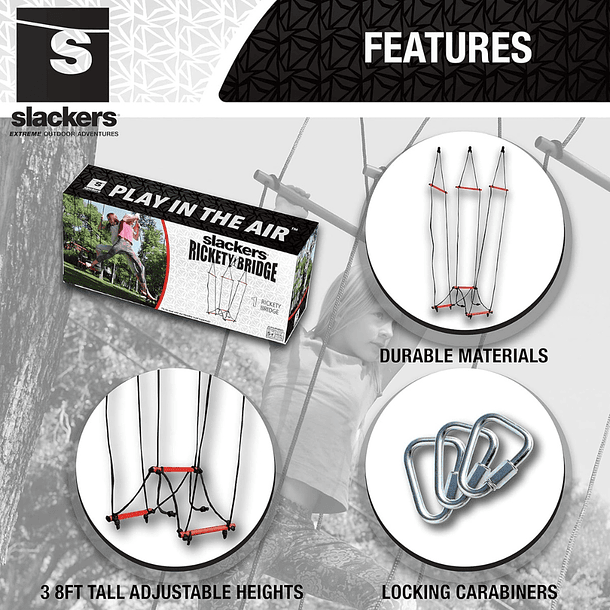 Puente Colgante Inestable Slackers Rickety Bridge 5