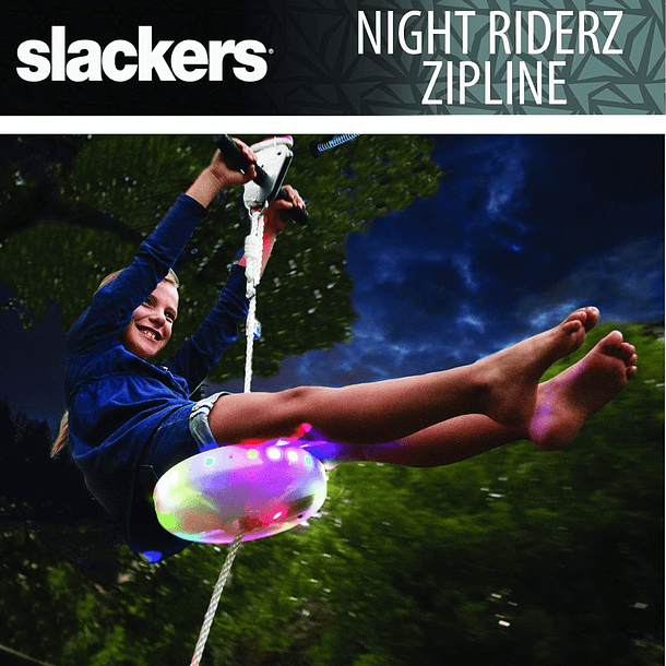 Kit Tirolesa 30,5 m con Freno Slackers Riderz Zipline 100 Ft. w/ Spring Brake 5