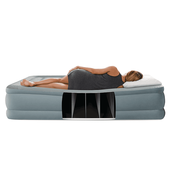 Colchón Inflable Eléctrico Intex 2 Plazas 152x203x46 Cm Premium Comfort 2