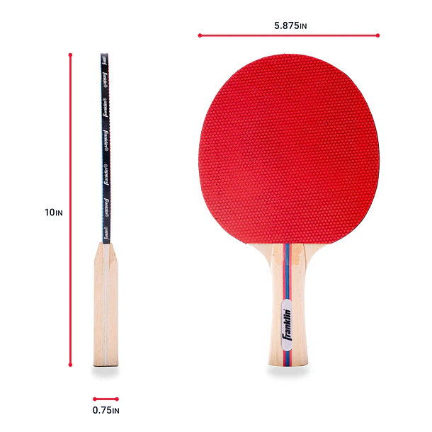 Paletas de Tenis de Mesa Franklin Sports Set 2 Paletas + Pelotas Ping Pong 3