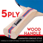 Paletas de Tenis de Mesa Franklin Sports Set 2 Paletas + Pelotas Ping Pong 6