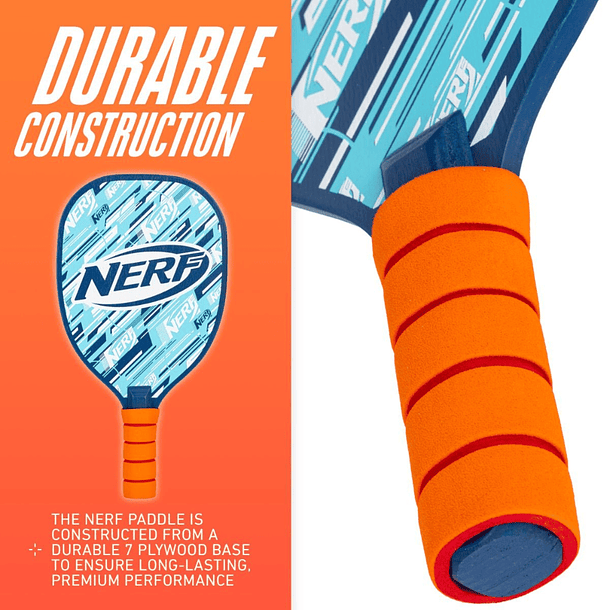 Palas de Pickleball Set 2 Raquetas 2 Pelotas Nerf Pickleball Set 4