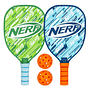 Palas de Pickleball Set 2 Raquetas 2 Pelotas Nerf Pickleball Set 1