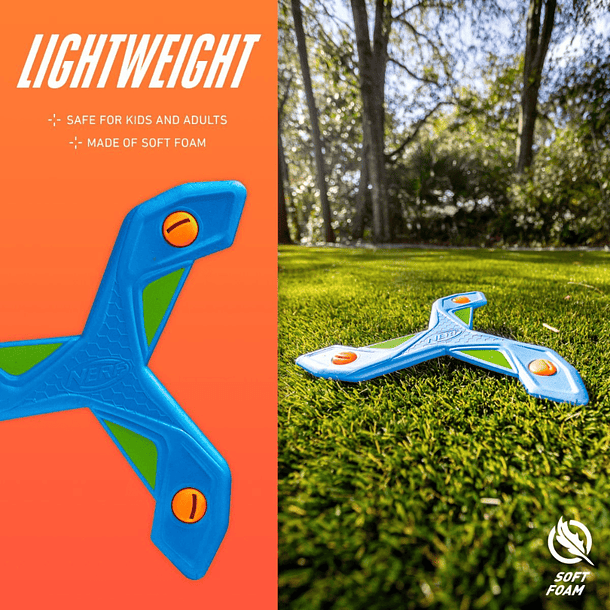 Slingerang Boomerang Nerf Slingerang™ Azul 3