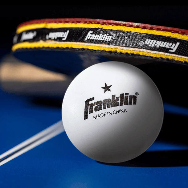 Pelotas de Tenis de Mesa Franklin Sports 40mm 1 Estrella Blanca Pack 12 Ping Pong 7
