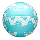 Balón Volleyball Wilson Seasonal Tamaño 5 Azul Blanco 4
