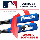 Bat de Baseball MLB Franklin Sports 61 cm Oversized Foam Bat & Ball 4