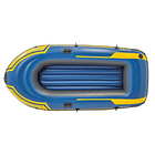 Bote Inflable Intex Challenger 2 Set + Remos + Inflador Capacidad 200 Kg 3